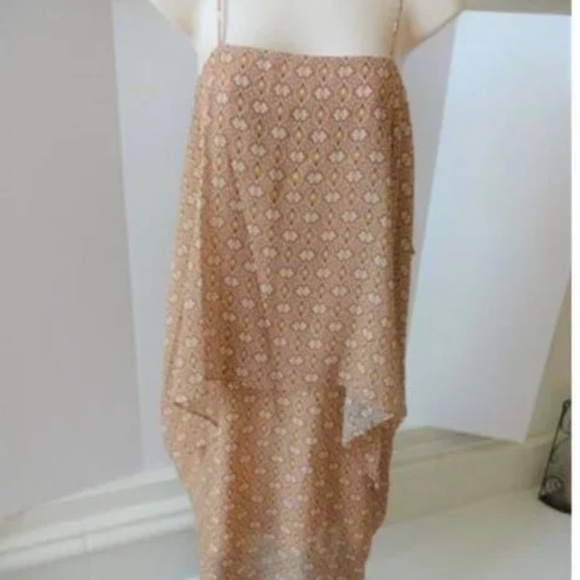 THEORY Layered 100% Silk Print 'Dafeon' Dress - Picture 5 of 5